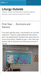 Mobile Screenshot of liturgyoutside.net