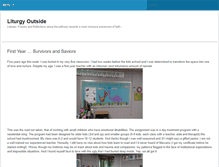 Tablet Screenshot of liturgyoutside.net
